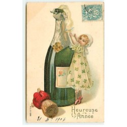 n°21584 - Carte Gaufrée -...