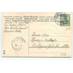 n°21588 - Carte Gaufrée - MSIB 13550 - Herzlichen Glückwunsch zum Neuen Jahre - Anges portant champignon