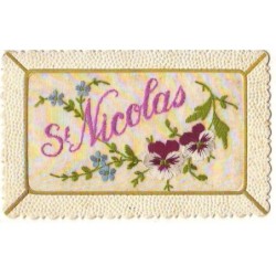 n°21605 - Carte Brodée -...