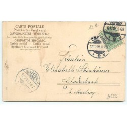 n°21622 - Fantaisie - Art Nouveau - Clapsaddle - Ange gardien au-dessus de nénuphars