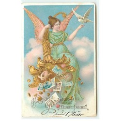 n°21639 - Carte Gaufrée...