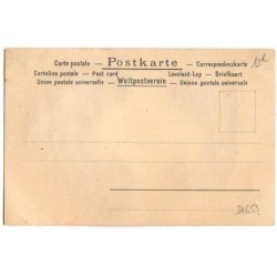 n°21653 - Carte avec petites perles - Femme portant un grand chapeau avec des roses