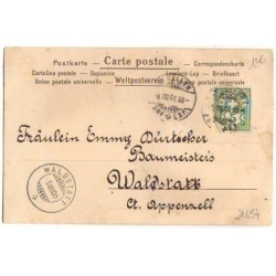 n°21654 - Carte avec petites perles - Femme type gitane