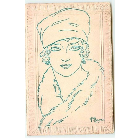 n°21671 - P. Rayez - Portrait d'une jeune femme