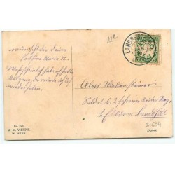 n°21694 - MM Vienne n°475 - Une femme et un cochon à califourchon sur une bouteille de champagne volante - surréalisme