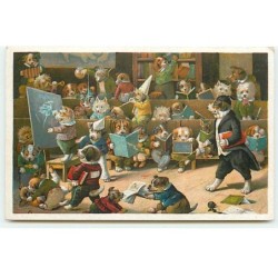 n°21696 - Chiens habillés -...