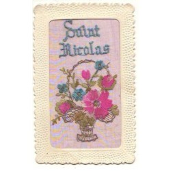 n°21703 - Carte Brodée -...