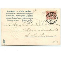 n°2171 - Carte Gaufrée - Ange gardien, enfant et poupée