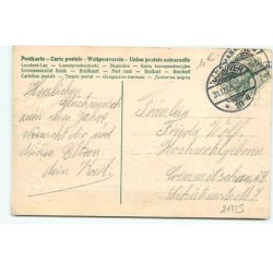 n°21725 - Carte Gaufrée - Viel Glück im Neuen Jahre - Couple trinquant sous une pendule