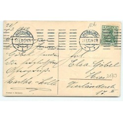 n°21769 - Carte Gaufrée - Fröhliches Osterfest - Enfants habillés avec des oeufs chantant