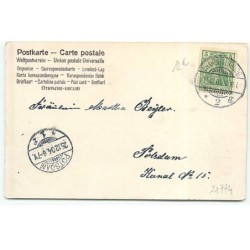n°21774 - Fröhliche Weihnachten - Nains apportant des cadeaux et un sapin