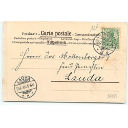 n°21775 - Fröhliche Weihnachten - Ange gardien lisant à la lumière d'une bougie