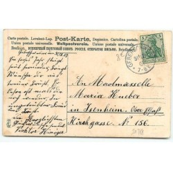 n°21788 - MSIB n°13789 - Enfants lisant une lettre, entouré de trèfles et de clochettes de muguet