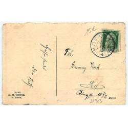 n°21803 - MM Vienne n°482 - Kommen sie recht Bald ! - Chien vert regardant une souris bleue