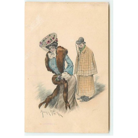 n°21813 - MM Vienne n°215 - Maurice Millière - Couple se promenant