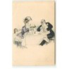 n°21815 - MM Vienne n°215 - Maurice Millière - Couple riant lors d'un repas