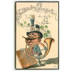 n°21822 - Carte Gaufrée -...