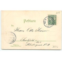 n°21842 - Carte avec Paillettes - Enfants regardant un lapin mangeant de la salade