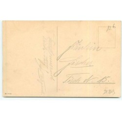 n°21843 - Fantaisie - Jeune garçon tenant un miroir pour une jeune fille - cachet Mainz 1