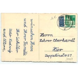 n°21867 - LS - Ein Glückliches Neues Jahr - Nains embêtant un champignon humanisé - Surréalisme