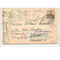 n°2187 - Carte Gaufrée - Angelots règlant une horloge