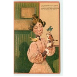 n°21921 - Carte Gaufrée -...