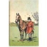 n°11382 - Carte Illustrateur - MM Vienne n°496 - Cavalier avec son Cheval