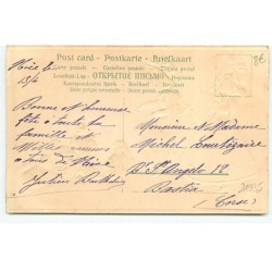 n°21935- Carte Gaufrée - Joyeuses Pâques - Fillettes regardant des poussins