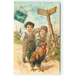 n°21945 - Carte Gaufrée -...