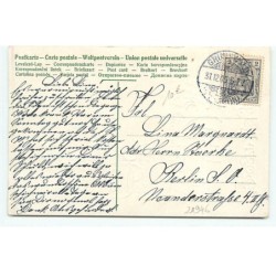 n°21946 - Carte Gaufrée - Prosit Neujahr ! - Chat autour d'une soupière