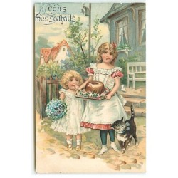 n°21950 - Carte Gaufrée -...