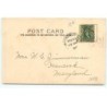 n°21978 - Carte Gaufrée - A Happy Crhistmas - Anges lisant un message sur un ruban