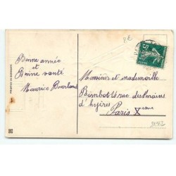 n°21982 - Carte Gaufrée - Bonne Année - Deux petits ramoneurs