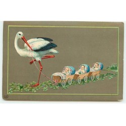 n°21993 - Cigogne tirant...