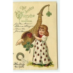 n°21999 - Carte Gaufrée -...