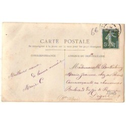 n°22003 - Sainte-Catherine - Bonnet rose - Jeune femme tenant une lettre