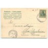 n°22037 - Carte Gaufrée - Fröhliche Ostern - Nains près d'un coq