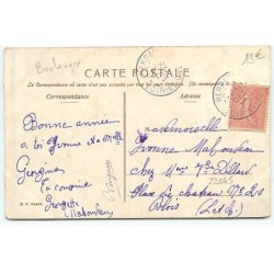 n°22045 - M. Boulanger - Le jour de l'an du Concierge - Chats dont l'un tenant un balai - Cat