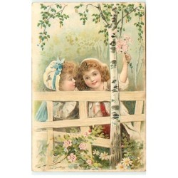 n°22050 - Carte Gaufrée -...