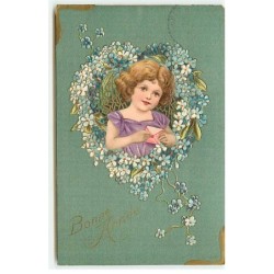 n°22065 - Carte Gaufrée -...