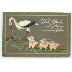 n°22070 - Carte Gaufrée -...