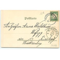 n°22082 - William Muller - Herzlichste Gratulation - Cigogne portant un bébé