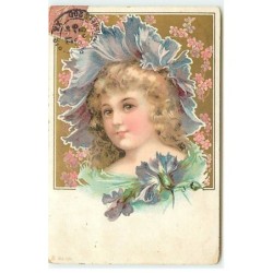n°22091 - Jeune fille avec...