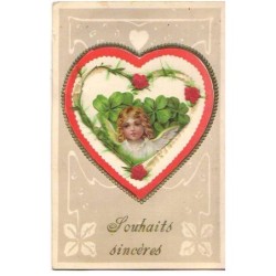 n°22099 - Carte avec chromo...