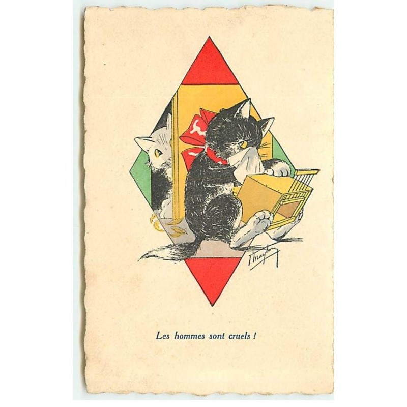 n°22100 - F. Maybon - Les Hommes sont cruels ! - Chat