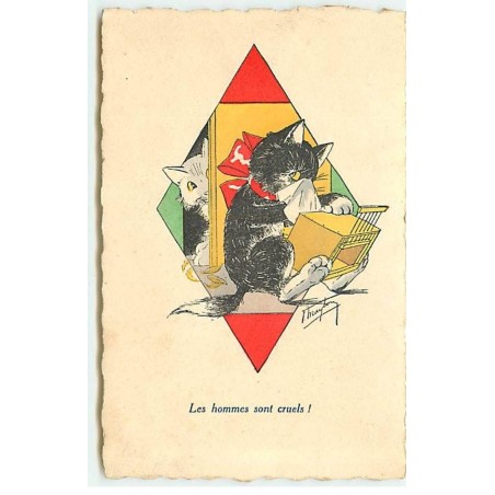 n°22100 - F. Maybon - Les Hommes sont cruels ! - Chat