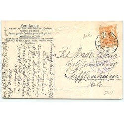 n°22135 - Carte Gaufrée - Fröhliche Ostern - Jeune femme dans un oeuf