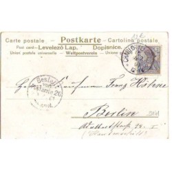 n°22141 - Clapsaddle - Ange jouant d'un banjo - Carte avec paillettes