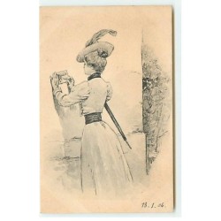 n°22172 - Jeune femme...