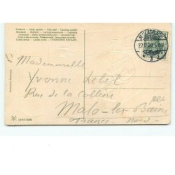 n°11436 - Carte Fantaisie Gaufrée - Es ist ja alles da - Dirigeable